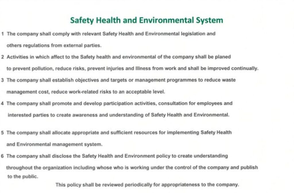 Safety Health