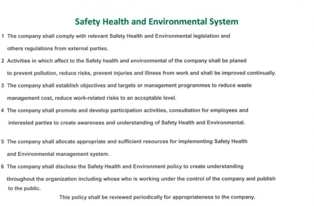 Safety Health
